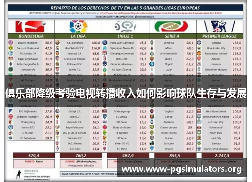 俱乐部降级考验电视转播收入如何影响球队生存与发展 俱乐部降级考验电视转播收入如何影响球队生存与发展