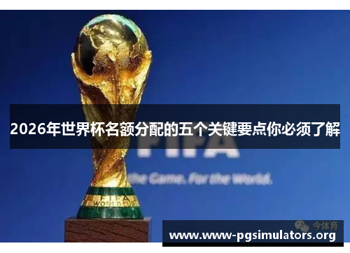2026年世界杯名额分配的五个关键要点你必须了解 2026年世界杯名额分配的五个关键要点你必须了解